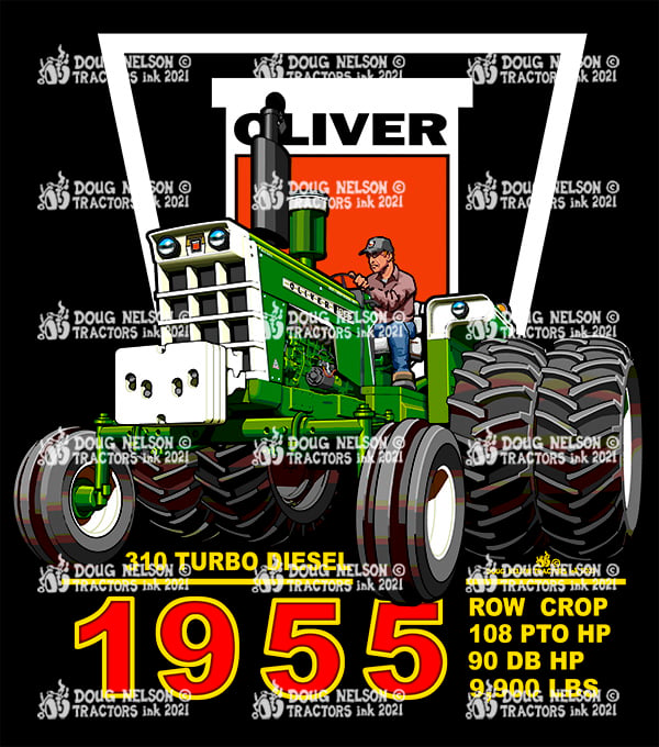 Apparel - Classic Oliver 1955 Row Crop - TD 500D, TD 500L